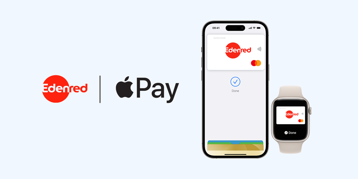 Nyt kaikki Edenredin edut Apple Payssa