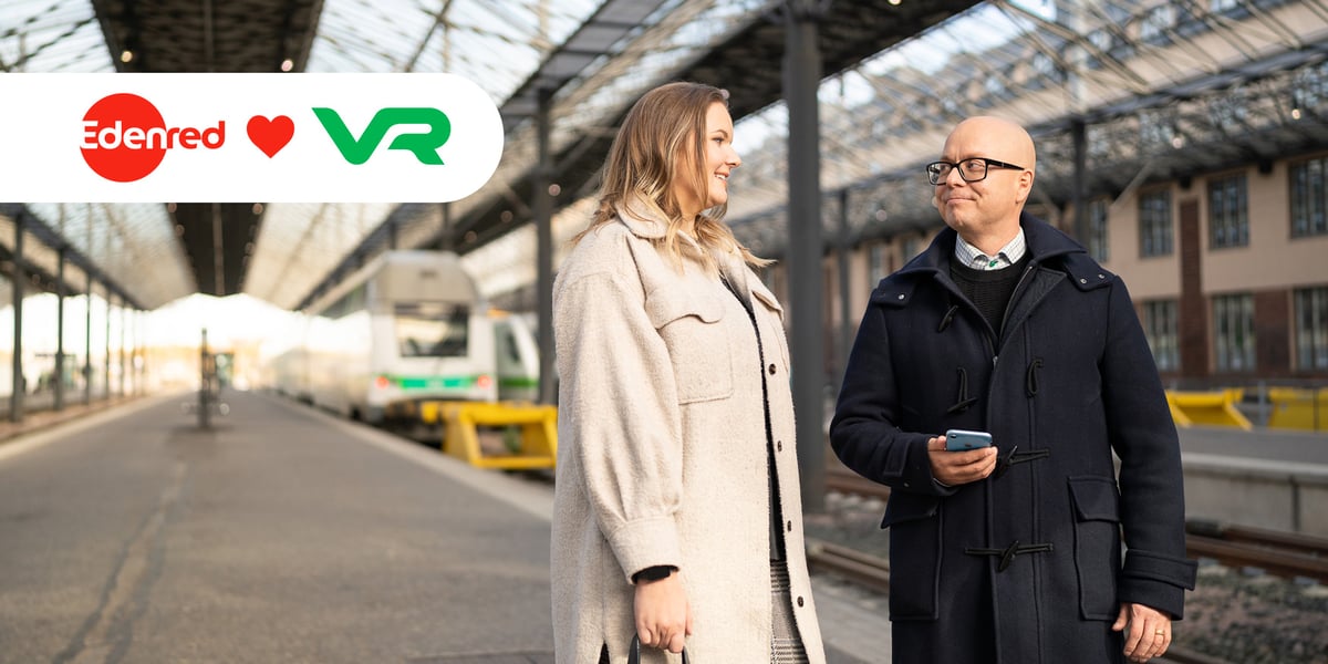 Buy train tickets with Edenred Transport benefit from VR's application