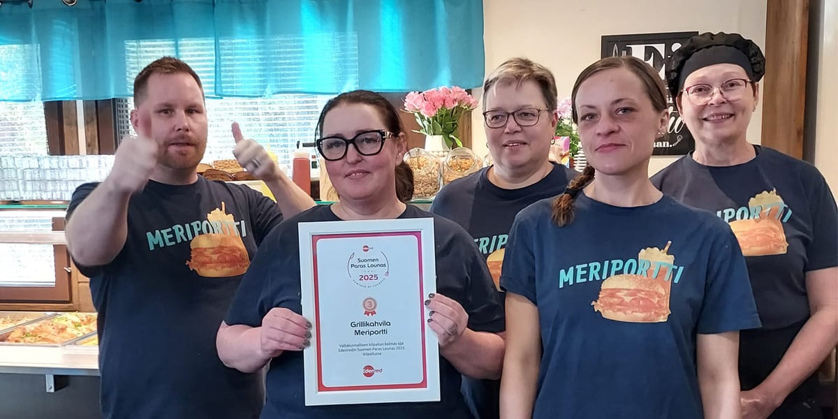 Grillikahvila Meriportti on Suomen 3. paras lounasravintola