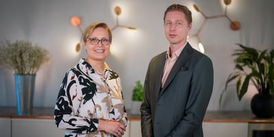 Outi Ruohola ja Oskari Gestrin are satisfied with the cooperation in between Castrén & Snellman and Edenred.