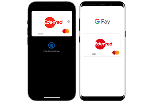 Edenred-Apple Pay-Google Pay-puhelin