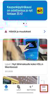 HSL_sovellus_lisaa_valilehti